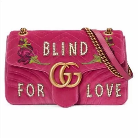Gucci Handbags - Gucci Blind For Love Marmont Purse
